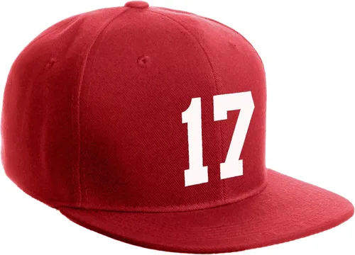 Vista 48 de Número de equipo modificado para requisitos particulares del jugador del color del sombrero del Snapback de la visera plana clásica de la visera