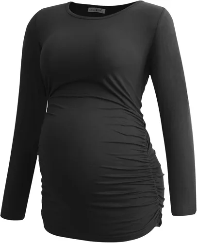 Vista 6 de Smallshow - Camisas de maternidad de manga larga para embarazo 3