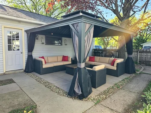 Vista 46 de Purple leaf - Gazebo para exteriores.
