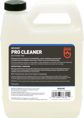 Vista 2 de GEAR AID Kit de cuidado para ropa de abrigo con limpiador Revivex Pro y repelente de agua lavable Revivex