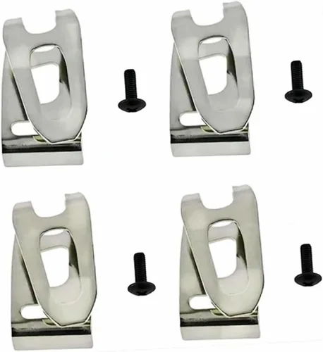 Vista 5 de 346449-3 & 251314-2 Kit de clip y tornillo para cinturón para ganchos de cinturón sustituye a las herramientas inalámbricas Makita 324705-1 346034-2