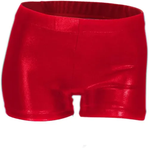 Vista 2 de Aosva 2 pantalones cortos de gimnasia atlética para niñas de 2 a 14 años