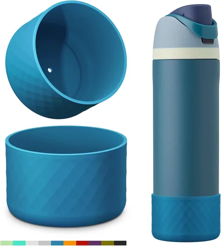Vista 16 de Protector de Silicona para Botella de Agua Owala, 2 Piezas Fundas Protectoras Antideslizantes para Botellas de Agua FreeSip/Twist/Flip, Sin BPA