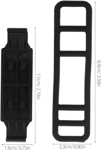 Vista 2 de Generic Kit de base de montaje para cámara de tablero de 4 piezas: hebilla de abrazadera y correas de sujeción para espejo retrovisor - Reemplazo