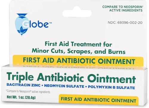 Vista 3 de Pomada triple antibiótico para primeros auxilios, de 1 onza (comparar con los ingredientes activos de neosporin), 1