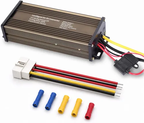 Vista 4 de Pro Chaser Carros de golf DC-DC RV 48V 36V Voltaje a 12V reductor de voltaje reductor de voltaje reductor para faros traseros paneles solares