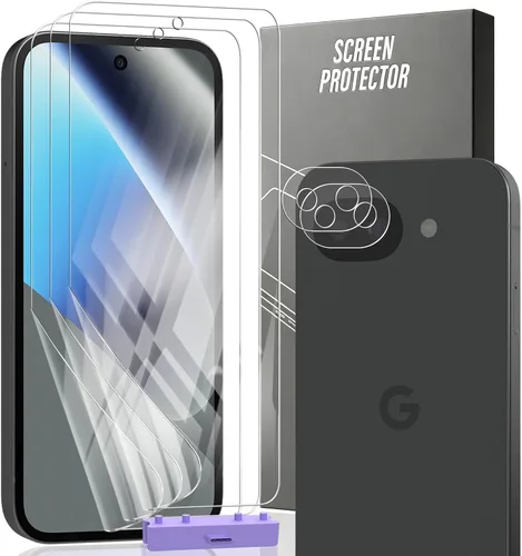 Vista 103 de 3 Pack for Amazfit Active 2 Screen Protector, Non-Tempered Glass Flexible Protection, HD Clear Protective Film