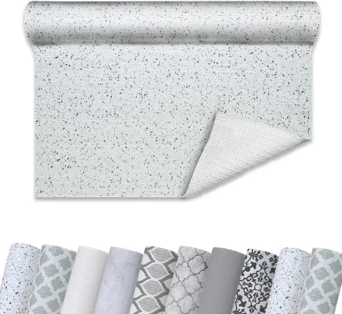 Vista 10 de Con-Tact Brand Grip Prints - Revestimiento antideslizante no adhesivo para encimera, cajón/estante, 12 x 20 pies, mármol de Carrara