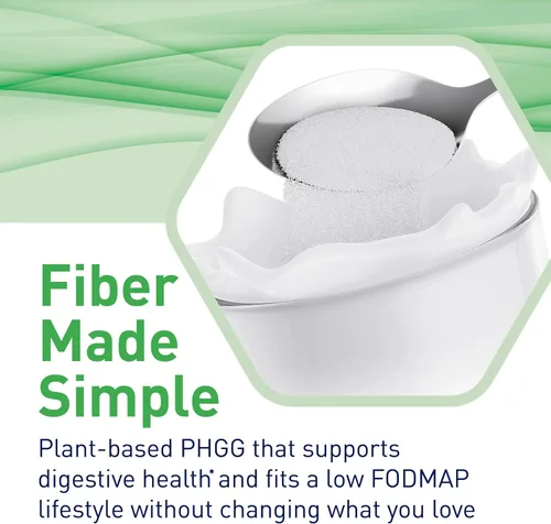 Vista 5 de NutriSource Suplemento de fibra en polvo, 0.14 onzas de fibra por porción, apoya la salud digestiva, bajo apto para FODMAP, sin sabor, 0.14 onzas