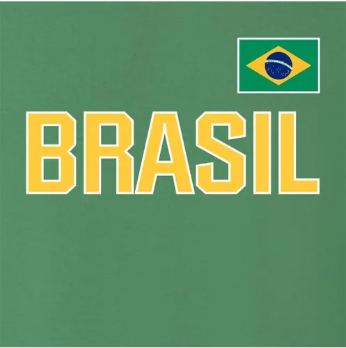 Vista 5 de Go All Out Camiseta para mujer Team Brasil Flag Pride