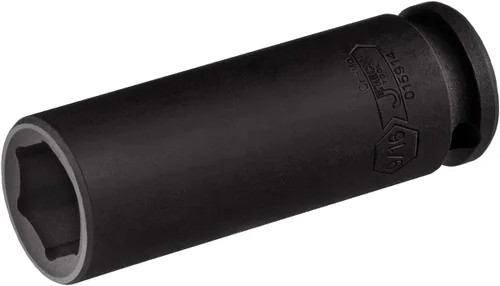 Vista 8 de Jetech Enchufe de impacto profundo de 3/8 de pulgada de 1/2 pulgada, acero de aleación de molibdeno cromado tratado térmicamente, diseño de 6