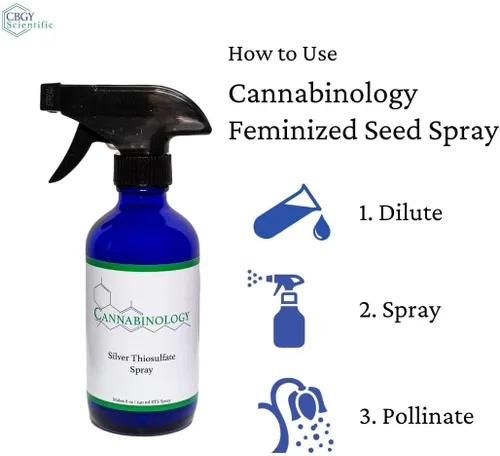 Vista 5 de Spray de semillas feminizadas Kit de pulverización de tiosulfato plateado de 8 onzas líquidas Kit de pulverización STS para semillas feminizadas