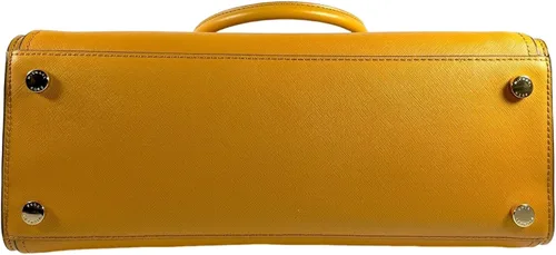 Vista 5 de Michael Kors Hope - Bolso bandolera de cuero grande caléndula CaléndulaOro L