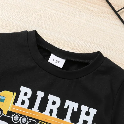 Vista 9 de YOUNGER STAR Niños Gris Young Wild Tres Cumpleaños Cuatro Siempre Salvaje Hermano Twin Letra Impresión Camisetas 3T 4T