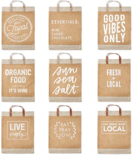 Vista 4 de Santa Barbara Design Studio Hold Everything Market Tote, 13 x 18 pulgadas, Just Kidding