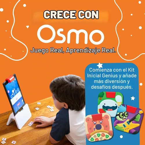 Vista 10 de Osmo Kit de genios, de 6 a 10 años, juegos de ortografía, matemáticas y creatividad, tableta Fire