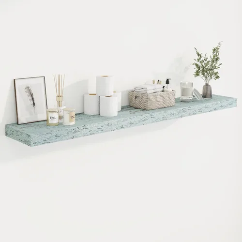 Vista 130 de Marsmiles Estantes flotantes cuadrados para pared, 8 pulgadas de ancho x 8 pulgadas de profundidad x 1.25 pulgadas de alto, paquete de 3 estantes