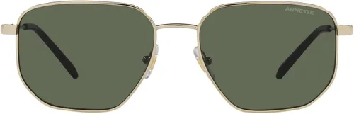 Vista 2 de ARNETTE Gafas de sol cuadradas An3086 Sling para hombre, Oro claroverde oscuro