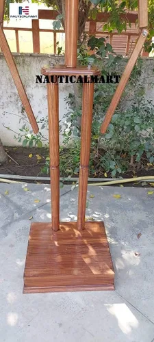 Vista 6 de nauticalmart Full palo de Armor Soporte de madera