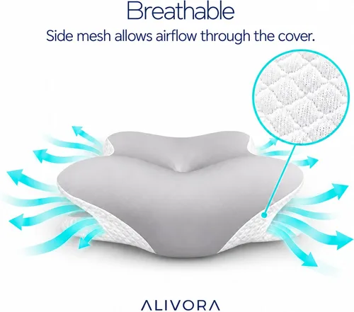 Vista 7 de Almohada cervical de espuma viscoelástica para dormir