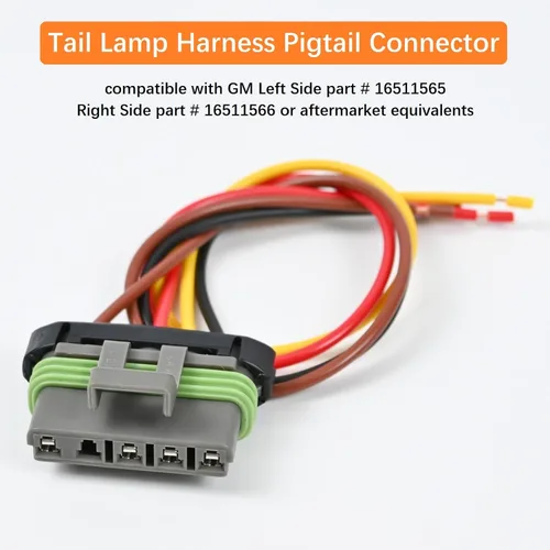 Vista 2 de Conector de luz trasera compatible con Blazer 1992-2000, Tahoe 1992-2000, Chevy GMC Pickup 1988-2000, Suburban 1992-1999, Yukon Jimmy 1992-1999
