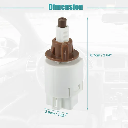 Vista 3 de ACROPIX Sensor de interruptor de luz de freno para Toyota Avalon, paquete de 1, color blanco