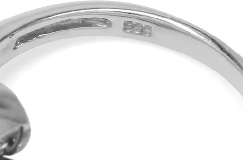 Vista 4 de Silvershake Oval Shape Cabochon Stones 925 Sterling Silver Rope Bypass Ring Jewelry for Women