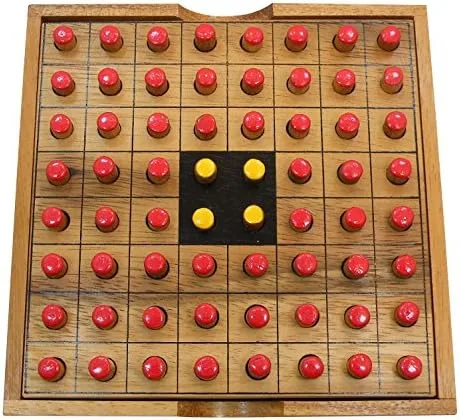 Vista 6 de Winshare Puzzles and Games Othello/Reversi - Juego de estrategia de madera tamaño viaje