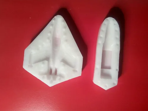 Vista 5 de Silicone Mold airplane Mould Fondant Isomalt Sugar Chocolate Candle Fimo Fimo Cake Decoration