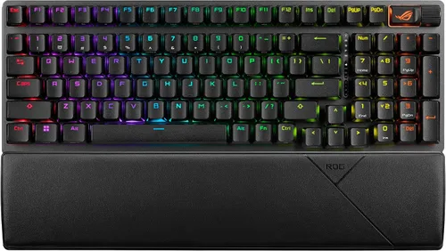 Vista 2 de ASUS ROG Strix Scope II 96 Teclado inalámbrico para juegos y ratón inalámbrico ROG Spatha X y funda ROG funda extendida