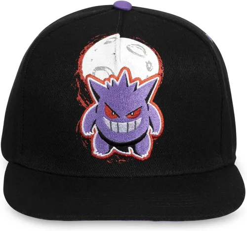 Vista 2 de Pokemon Center Gengar - Sombrero de pico plano negro (talla única), Negro