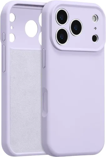 Vista 80 de Funda de silicona para iPhone Air, con [protección completa de la cámara] [forro de microfibra suave antiarañazos], funda de silicona líquida ultra
