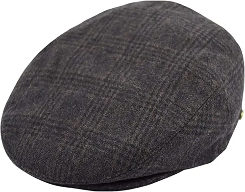 Vista 26 de Epoch Gorra de conducción de cabbie de lana de espiga para hombre