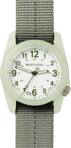 Vista 3 de BERTUCCI 11028 A-2R Dx3 Field - Reloj analógico para hombre, Blanco, Reloj de campo