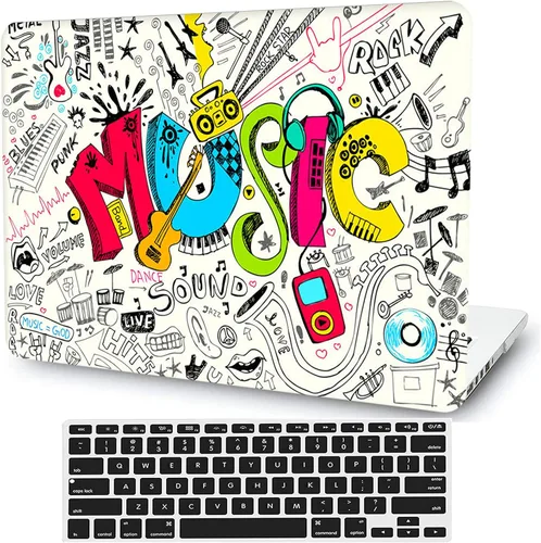 Vista 10 de Funda rígida para MacBook Air de 13 pulgadas 2017 2016 2015 2014 2013 2012 2011 2010 versión A1466/A1369, cubierta rígida de plástico, cubierta