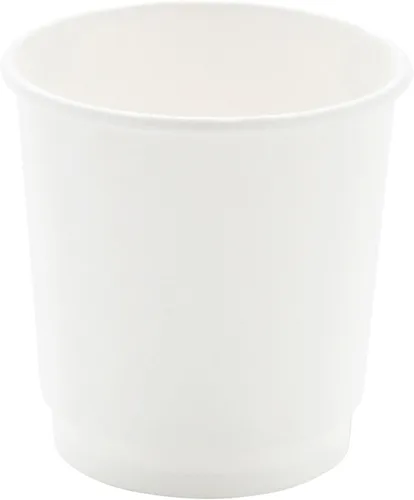 Vista 22 de Restaurantware Tazas de café de papel de 4 onzas, 25 tazas de papel desechables de doble pared, a prueba de fugas, reciclables, tazas calientes