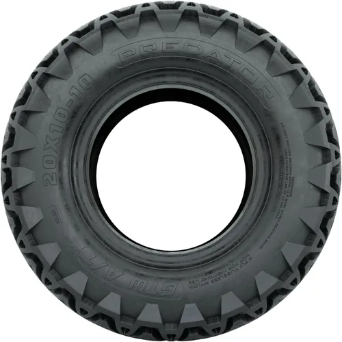 Vista 5 de GTW Predator - Neumático todo terreno para carrito de golf de 20 pulgadas, 20 x 10-10, 4 capas, ajuste universal para ruedas de 10 pulgadas