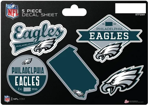 Vista 8 de Rico Industries NFL - Hoja de adhesivos (5 unidades)