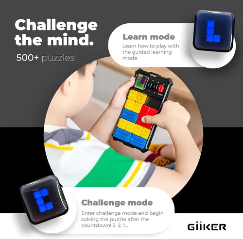Vista 12 de GiiKER Super Slide Puzzle Game, más de 500 desafíos, juguete STEM para mayores de 6 años