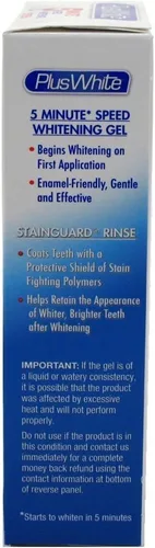 Vista 3 de Plus White Sistema de blanqueamiento de velocidad de 5 minutos, gel de blanqueamiento dental rápido y eficaz, bandeja dental profesional y enjuague