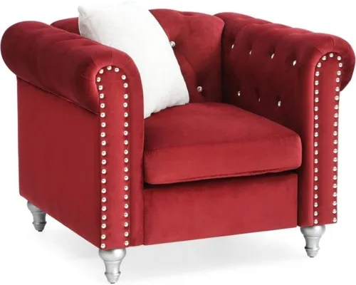 Vista 17 de Sillón Glory Furniture Delray, Gris