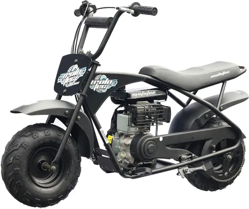 Vista 2 de MotoTec Mini bicicleta a gasolina de 105 cc y 3.5 HP, color negro (MT-MiniBike-105cc_Black)