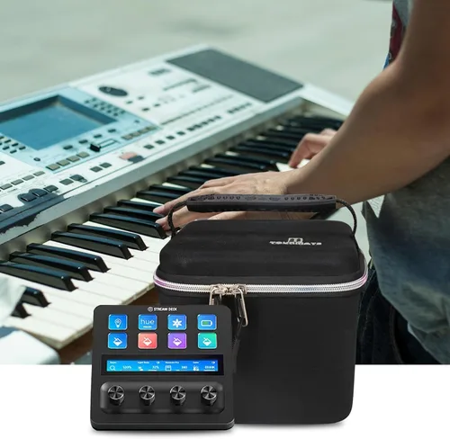 Vista 8 de Tourmate Funda rígida de repuesto para Elgato Stream Deck + mezclador de audio, solo funda