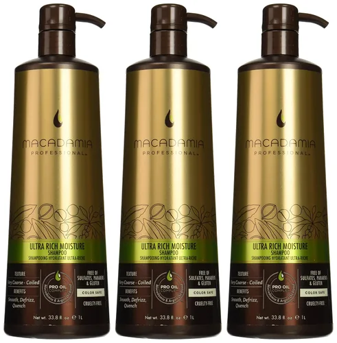 Vista 10 de Macadamia Professional Champú hidratante ultra rico, 33.8 onzas líquidas