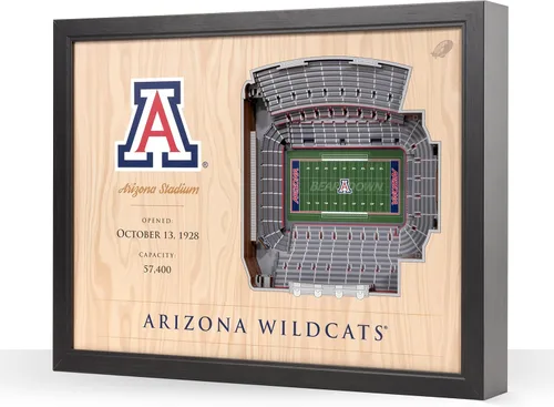 Vista 67 de YouTheFan NCAA Arte de Pared StadiumView de 25 Capas