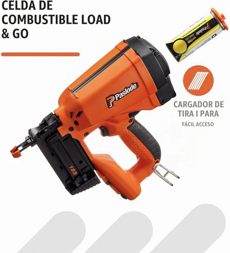 Vista 7 de Paslode 918100 clavadora inalámbrica de calibre 18, no necesita compresor