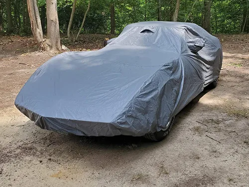 Vista 3 de CarsCover cubierta para auto de piel sintética resistente a la intemperie hecha a medida para C3 Corvette