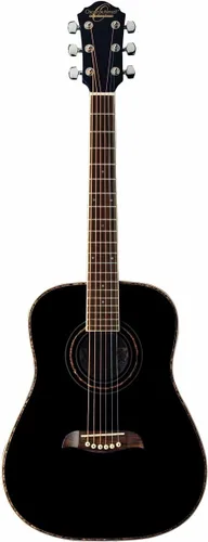 Vista 4 de Oscar Schmidt OGHS-A 1/2 Dreadnought Guitarra Acústica. Abeto natural