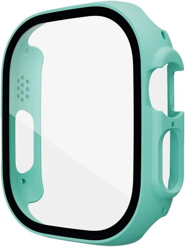 Vista 12 de Protector de pantalla de PC para Apple Watch Ultra de 1.929 in Smartwatch Glass+case Bumper Cubierta Templada para Iwatch Series 8 Ultra Accesorios