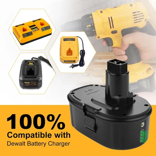 Vista 4 de energup Paquete de 2 baterías de repuesto de 18 V 7000 mAh para baterías Dewalt de 18 V xrp, DC9096 DC9098 DC9099 DE9098 DW9095 DW9096 DW9098 DE9503